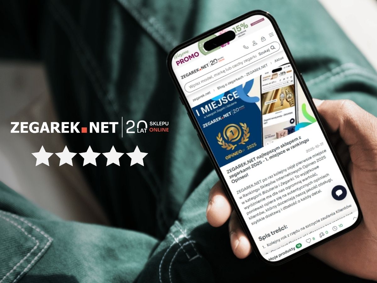 99% Klientów poleca ZEGAREK.NET - raport opinii