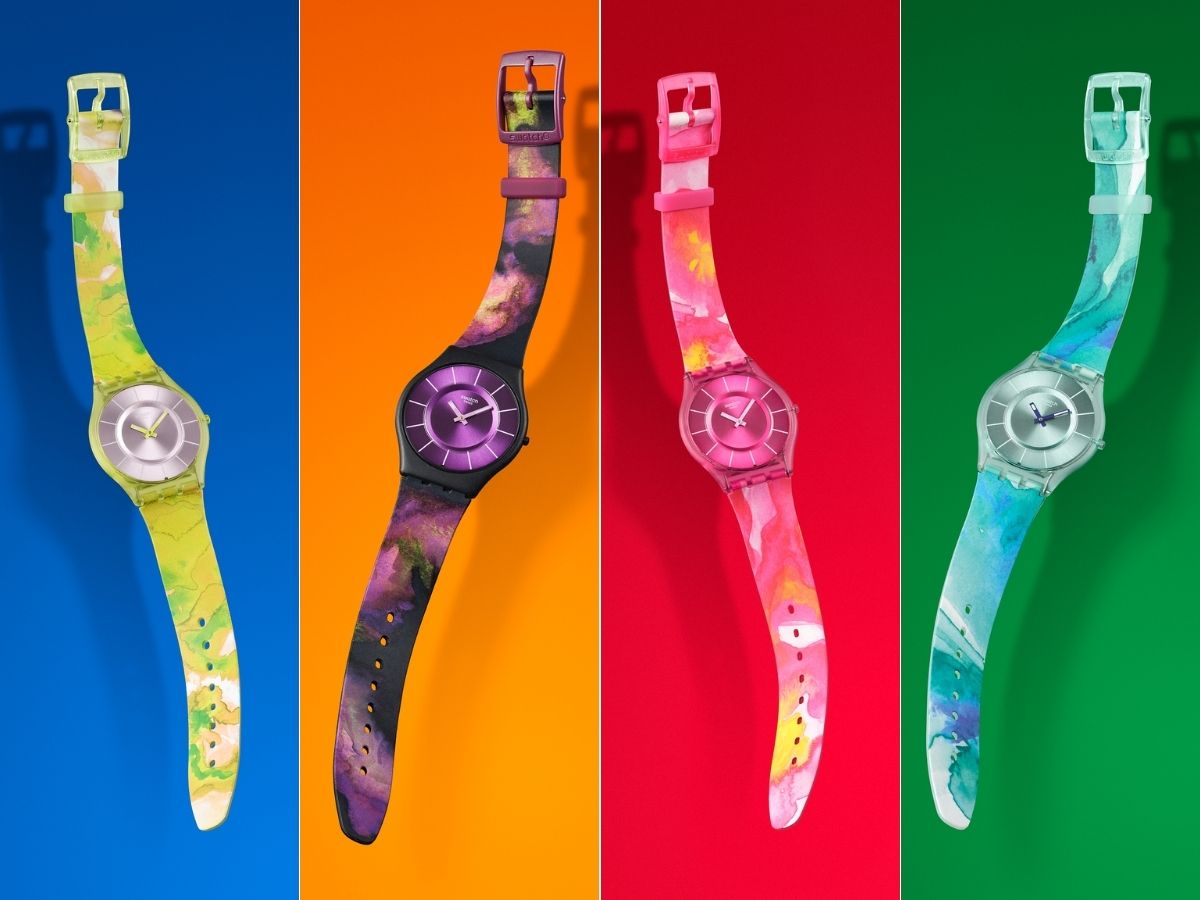Swatch PAINTED PARADISE - kolorowe zegarki na lato
