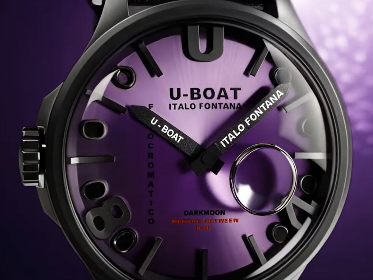 U-Boat Darkmoon Kama - zegarek z tarczą zmieniającą kolor