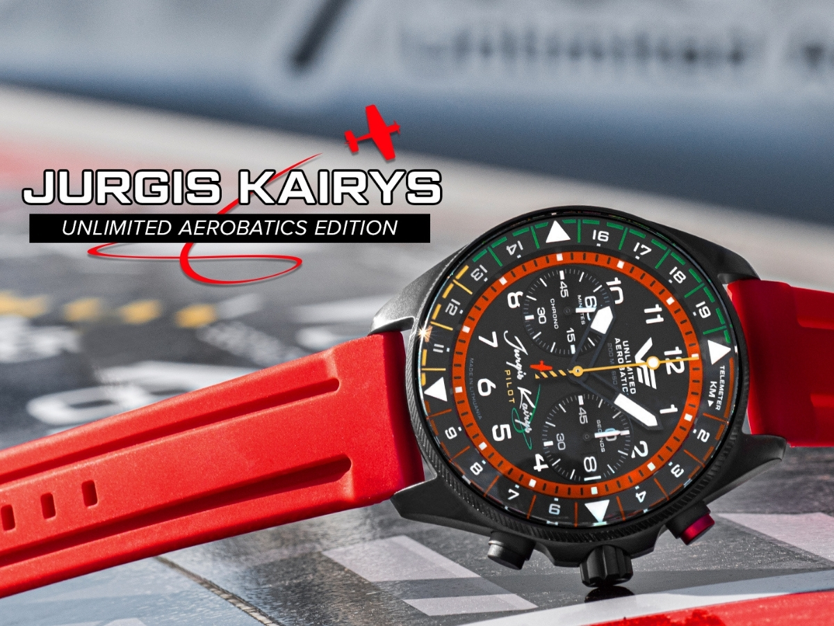 Vostok Europe Space Race Jurgis Kairys 2026 - limitowany zegarek lotniczy