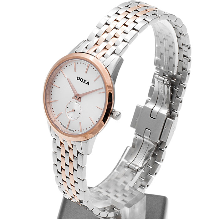 Doxa 105.65.021.60 damski zegarek Slim Line bransoleta - miniatura 3