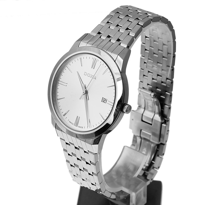 Doxa 106.10.021.10 męski zegarek Slim Line bransoleta - miniatura 3