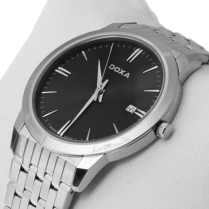 Doxa 106.10.101.10 zegarek męski Slim Line - miniatura 2