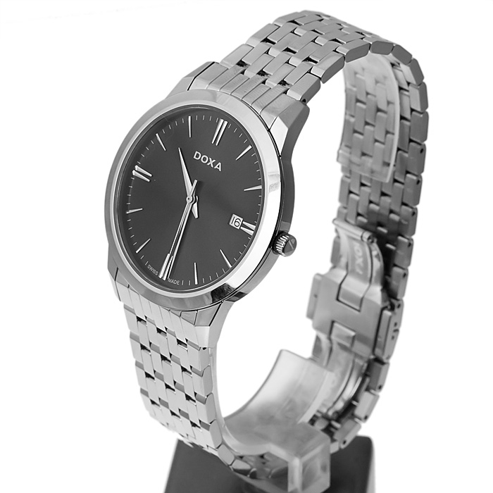 Doxa 106.10.101.10 męski zegarek Slim Line bransoleta - miniatura 3
