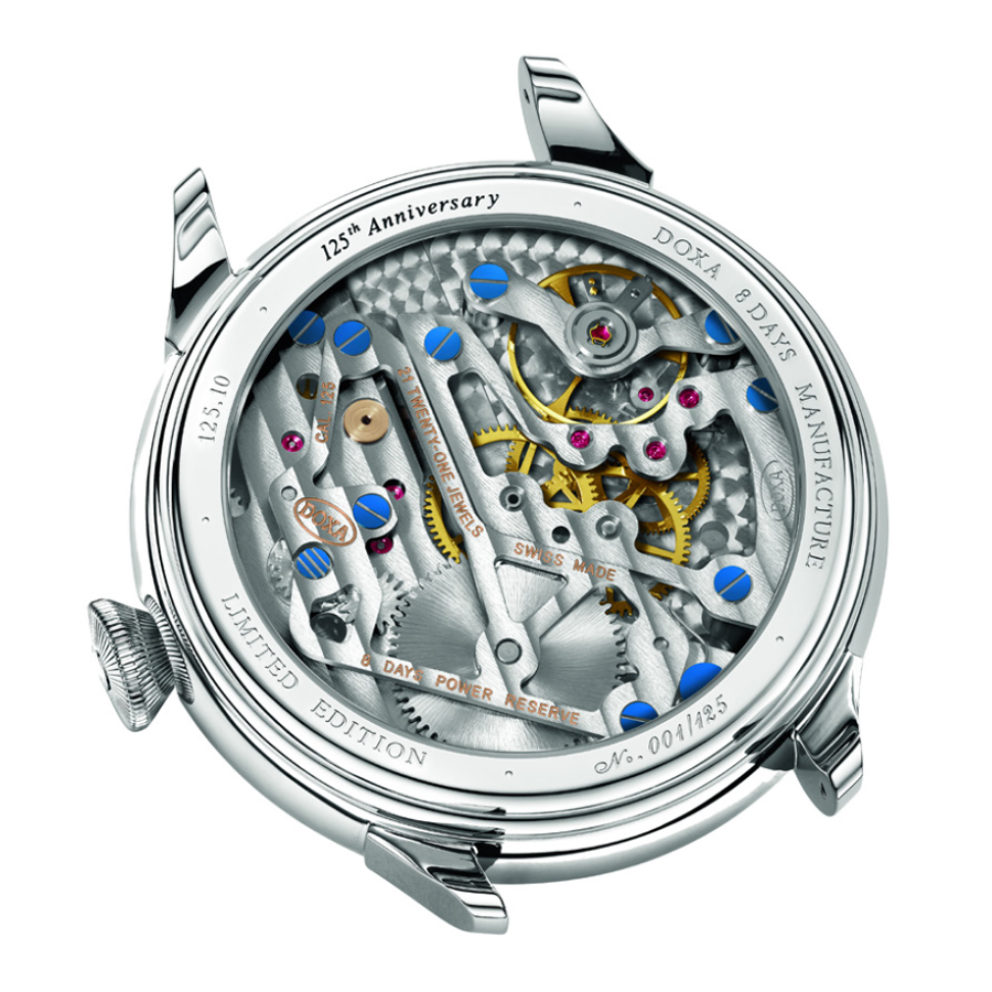 Doxa 125.10SB.075.01 zegarek męski 8 Days Manufacture - miniatura 2