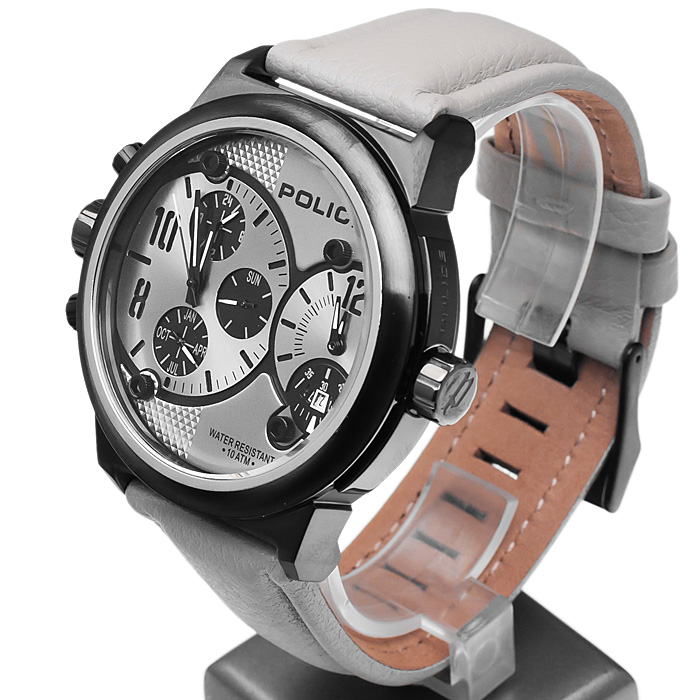 zegarek Police 12739JISB-13 męski z chronograf Pasek - miniatura 3