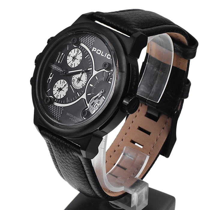 zegarek Police 12739JSB-02 męski z chronograf Pasek - miniatura 3