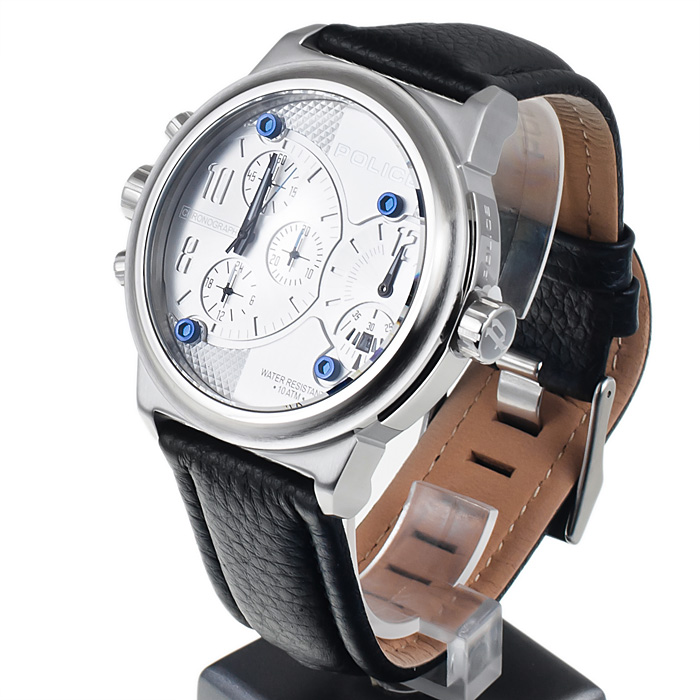 zegarek Police 12739JSB-04 męski z chronograf Pasek - miniatura 3