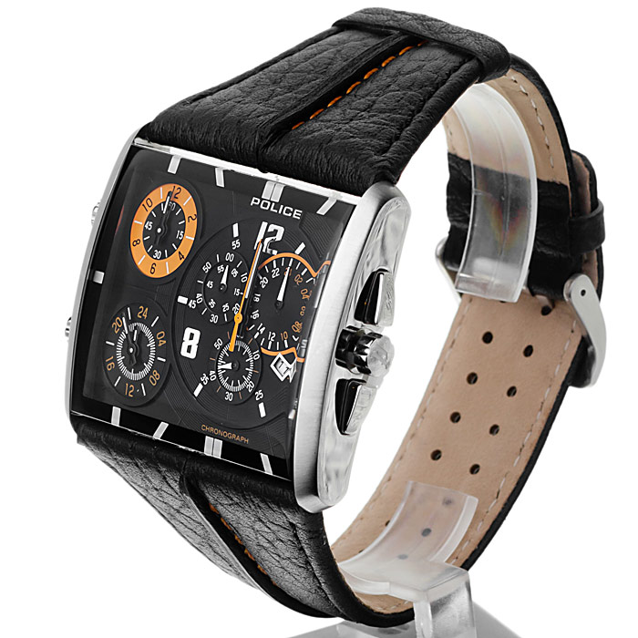 zegarek Police 13497JS-02 Tripod męski z chronograf Pasek - miniatura 3