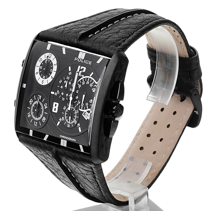 zegarek Police 13497JSB-02B męski z chronograf Pasek - miniatura 3
