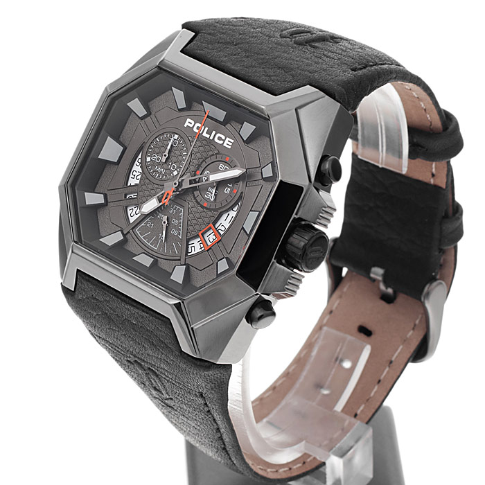 zegarek Police 13837JSU-61 Horizon męski z chronograf Pasek - miniatura 3