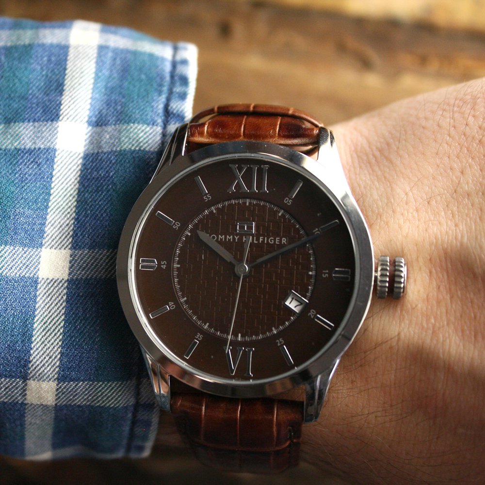 zegarek Tommy Hilfiger 1710208 srebrny Męskie - miniatura 4