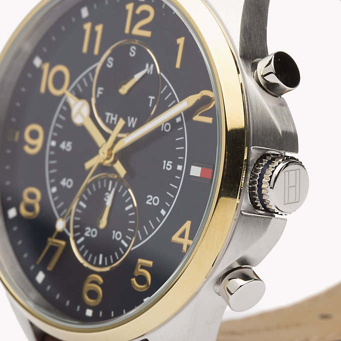 Tommy Hilfiger 1791275 zegarek srebrny klasyczny Męskie pasek - miniatura 5