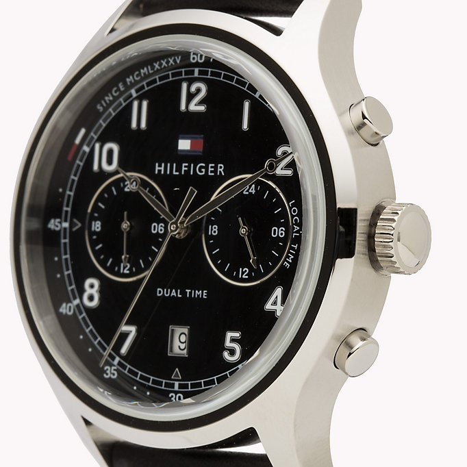 Tommy Hilfiger 1791388 zegarek srebrny klasyczny Męskie pasek - miniatura 5