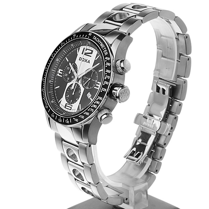 zegarek Doxa 285.10.263.10 męski z tachometr Trofeo - miniatura 3