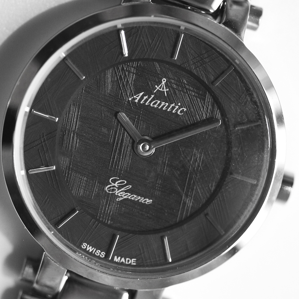 Atlantic 29035.41.61 zegarek srebrny elegancki Elegance bransoleta