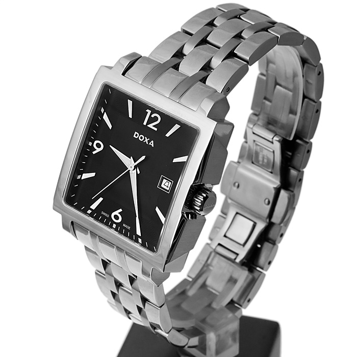 Doxa 295.10.103N.10 męski zegarek Quadro bransoleta - miniatura 3
