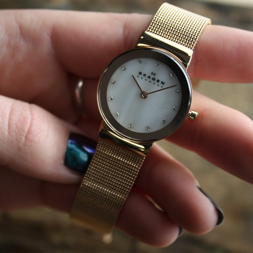 zegarek Skagen 358SRRD różowe złoto Freja - miniatura 4