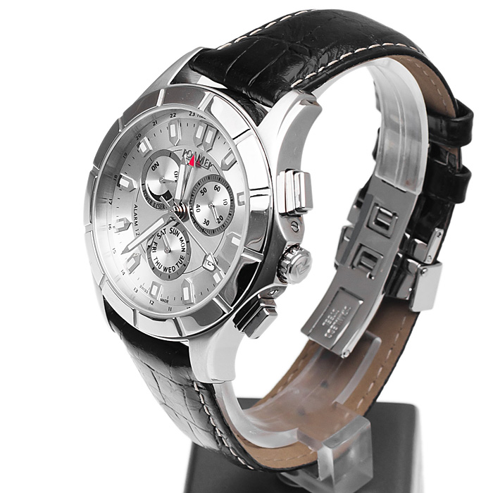 Roamer 408946.41.15.04 zegarek srebrny sportowy Preview pasek - miniatura 3