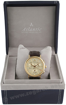 zegarek Atlantic 50441.45.31 męski z chronograf Seacrest - miniatura 3