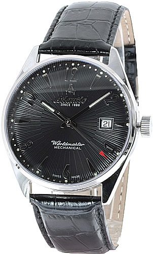 Atlantic 51650.41.60 męski zegarek Worldmaster pasek - miniatura 3