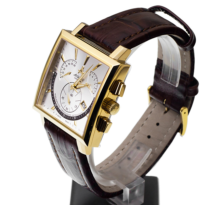 zegarek Atlantic 54450.45.21 męski z chronograf Worldmaster - miniatura 3
