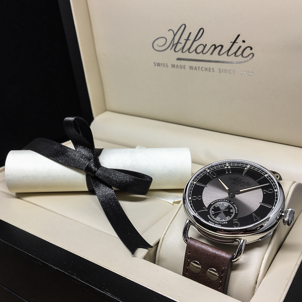 Atlantic 57950.41.65B WORLDMASTER 130TH ANNIVERSARY Worldmaster klasyczny zegarek srebrny - miniatura 7