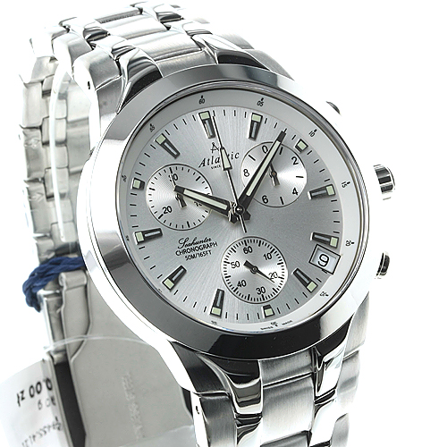 zegarek Atlantic 63455.41.21 męski z chronograf Seahunter - miniatura 3