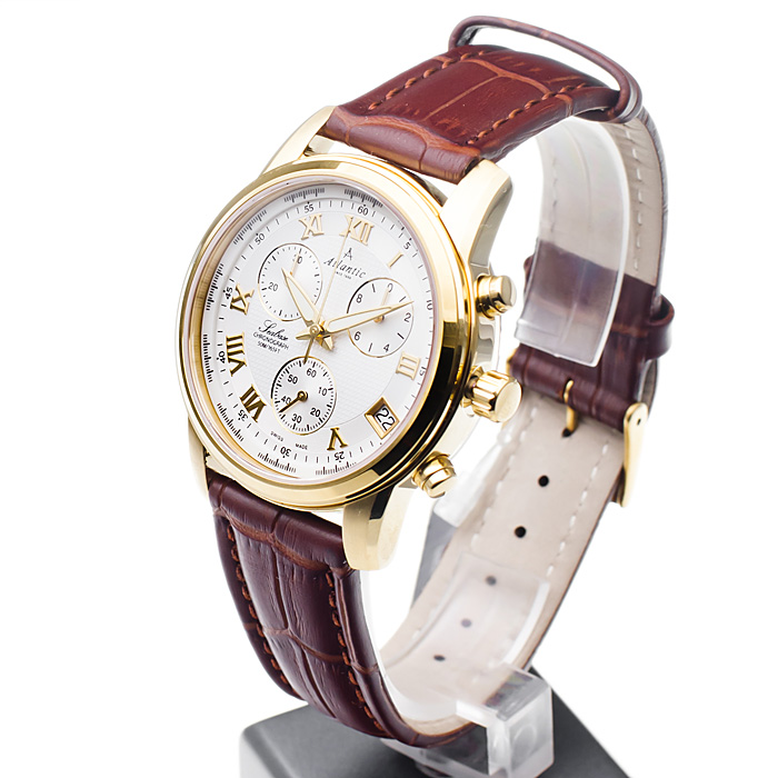 zegarek Atlantic 64450.45.28 męski z chronograf Seabase - miniatura 3