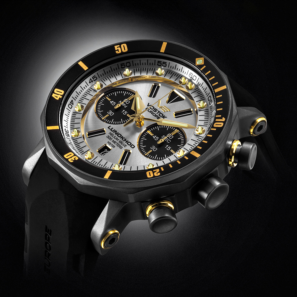 Vostok Europe 6S21-620E277 zegarek męski sportowy Lunokhod pasek - miniatura 6