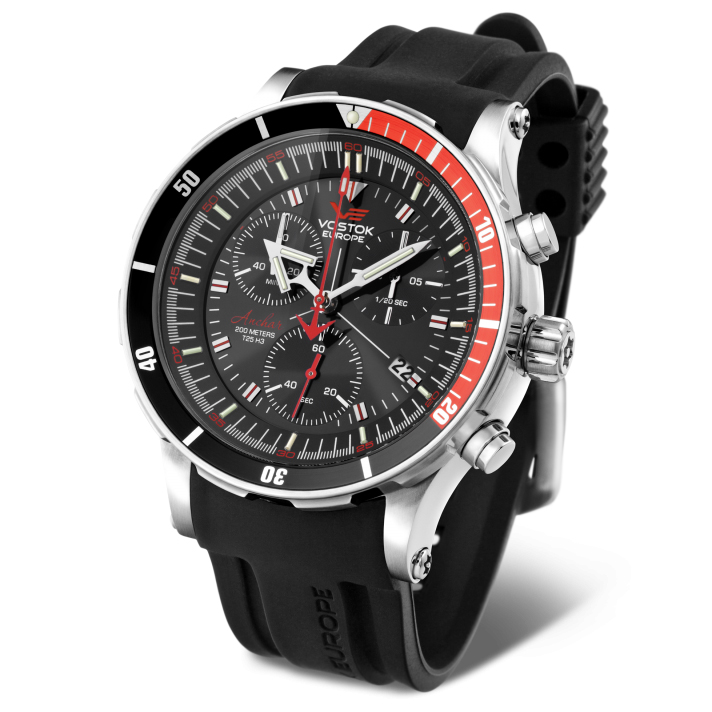 Vostok Europe 6S30-5105201 Anchar Anchar Chrono zegarek męski sportowy mineralne utwardzane - miniatura 5