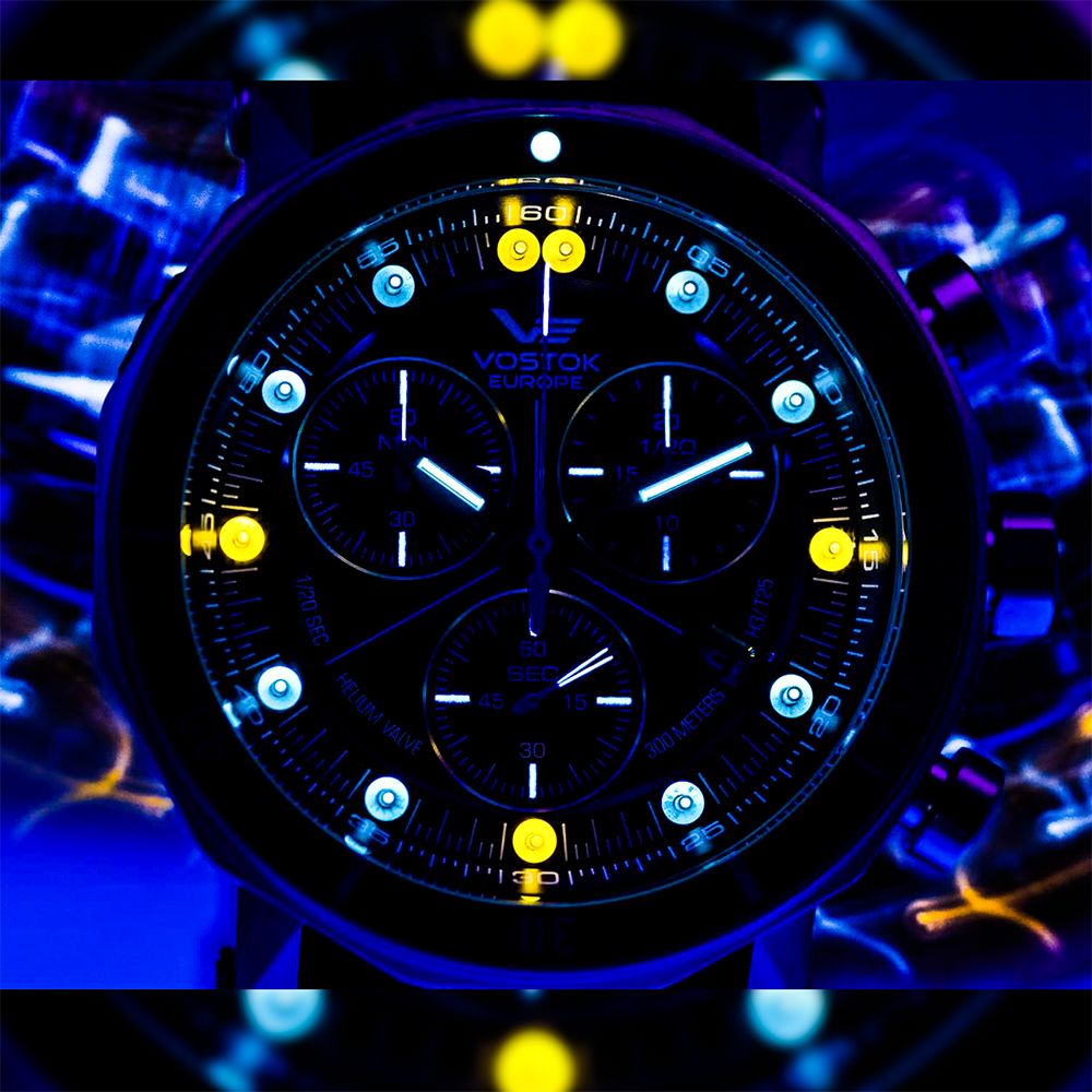 zegarek Vostok Europe 6S30-6203211 Lunokhod-2 Chrono Lunokhod mineralne utwardzane - miniatura 8