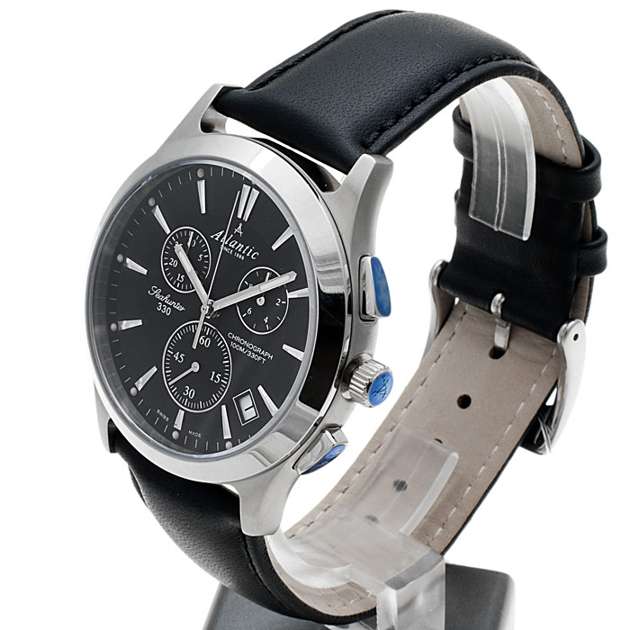 zegarek Atlantic 71460.41.61 męski z chronograf Seahunter - miniatura 3