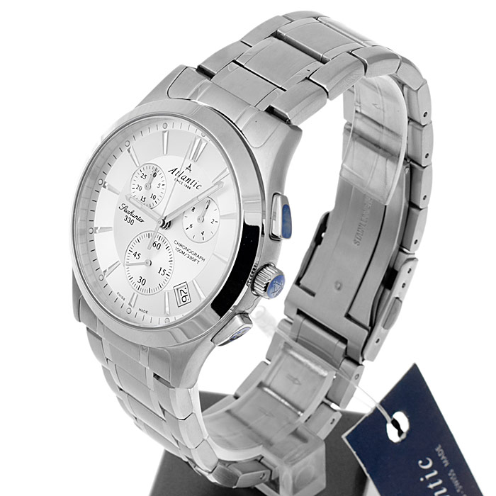 zegarek Atlantic 71465.41.21 męski z chronograf Seahunter - miniatura 3