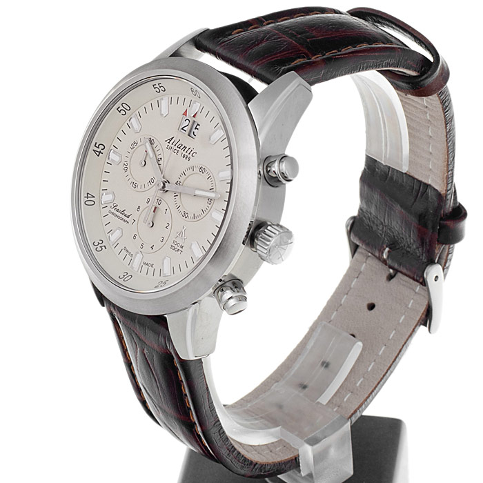 zegarek Atlantic 73460.41.91 męski z chronograf Seacloud - miniatura 3