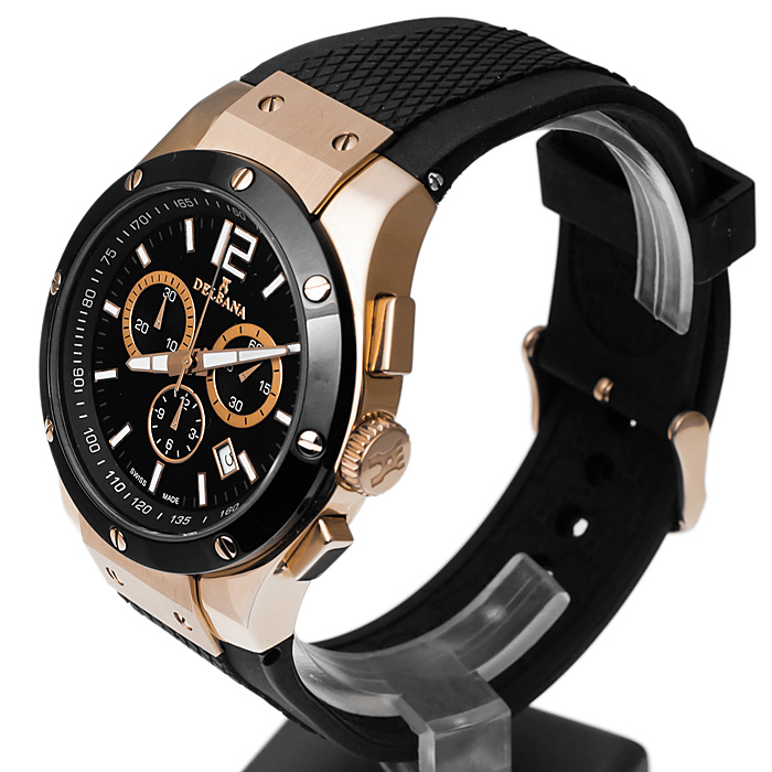 zegarek Delbana 73501.678.6.034 męski z chronograf Silverstone - miniatura 3