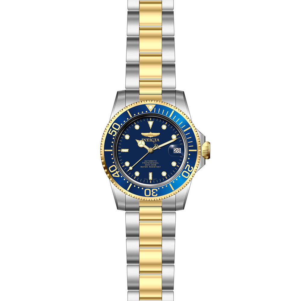 Invicta 8928 AUTOMATIC PROFESSIONAL Pro Diver klasyczny zegarek srebrny - miniatura 6