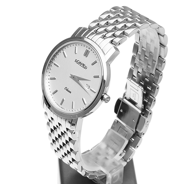 Roamer 931856.41.15.90 zegarek srebrny klasyczny Odeon bransoleta - miniatura 3
