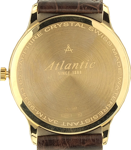 Atlantic 95343.65.21 zegarek złoty klasyczny Seagold pasek - miniatura 5