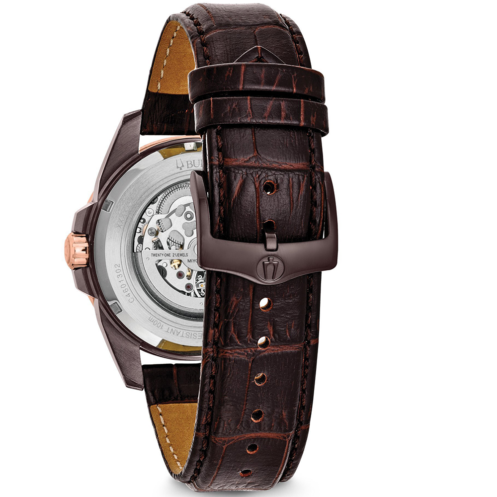 Bulova 98A165 męski zegarek Automatic pasek - miniatura 3