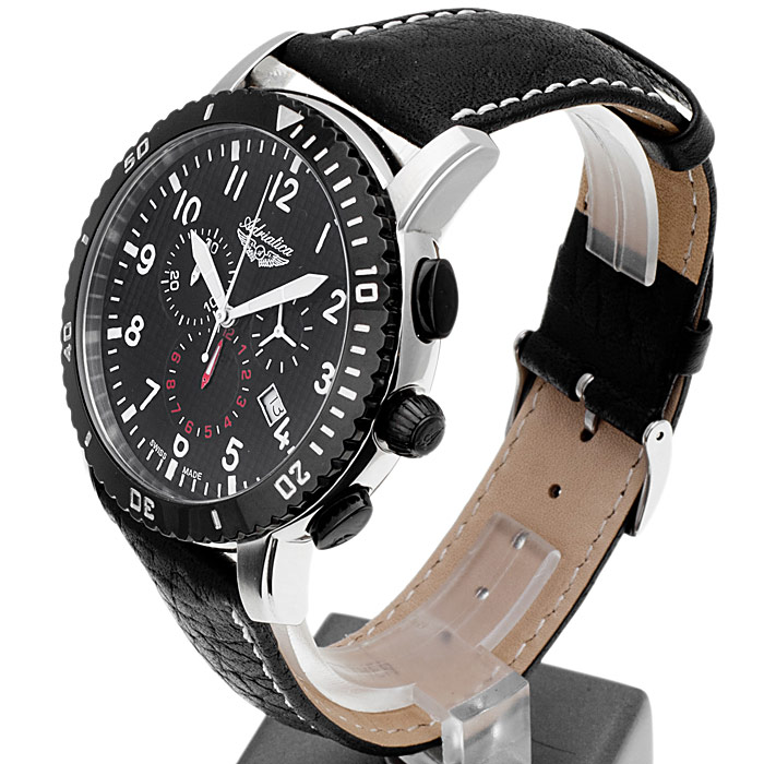 zegarek Adriatica A1088.Y224CH męski z chronograf Pasek - miniatura 6