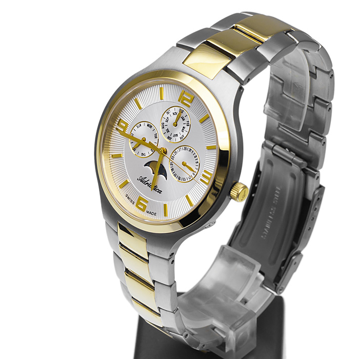 zegarek Adriatica A1109.2153QF męski z chronograf Bransoleta - miniatura 3
