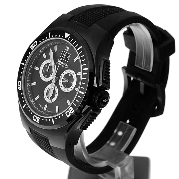zegarek Adriatica A1119.B216CH męski z chronograf Pasek - miniatura 3