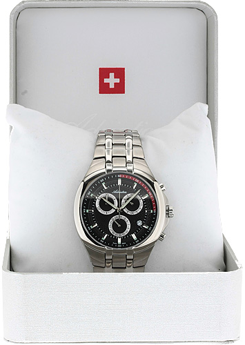 zegarek Adriatica A1130.4114CH męski z chronograf Tytanowe - miniatura 3