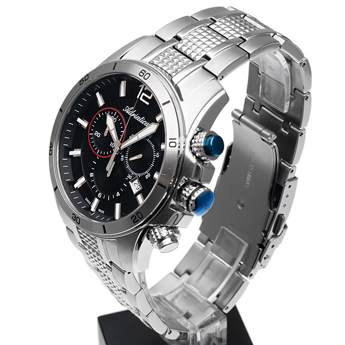 zegarek Adriatica A1143.5154CH męski z chronograf Bransoleta - miniatura 3