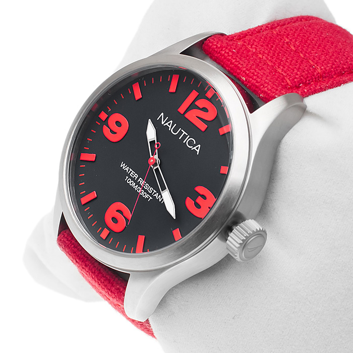 Nautica A11559G zegarek męski Pasek - miniatura 2