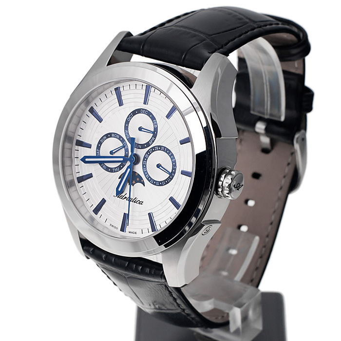 zegarek Adriatica A1160.52B3QF męski z chronograf Pasek - miniatura 3
