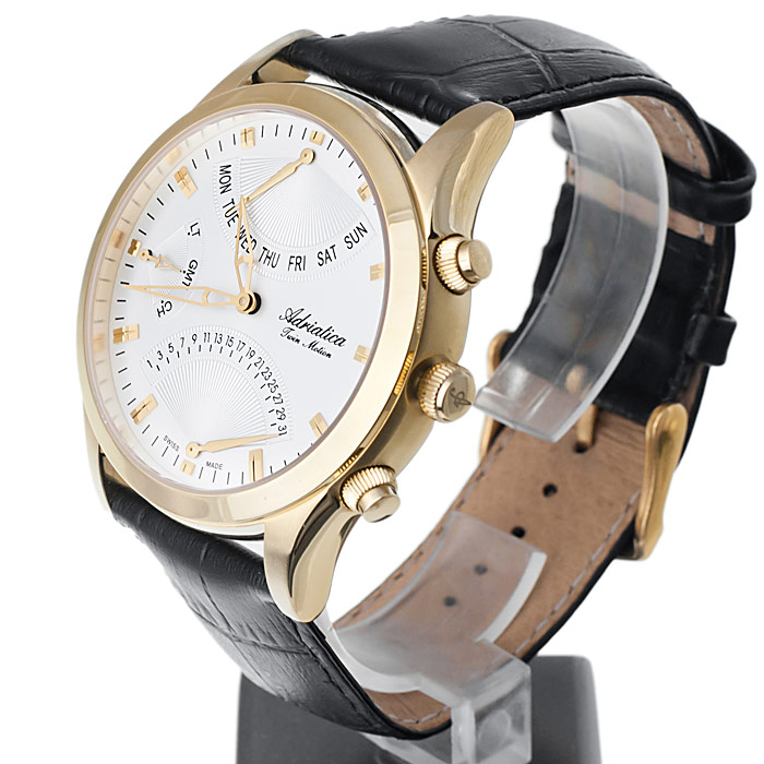 zegarek Adriatica A1191.1213CH męski z chronograf Pasek - miniatura 3