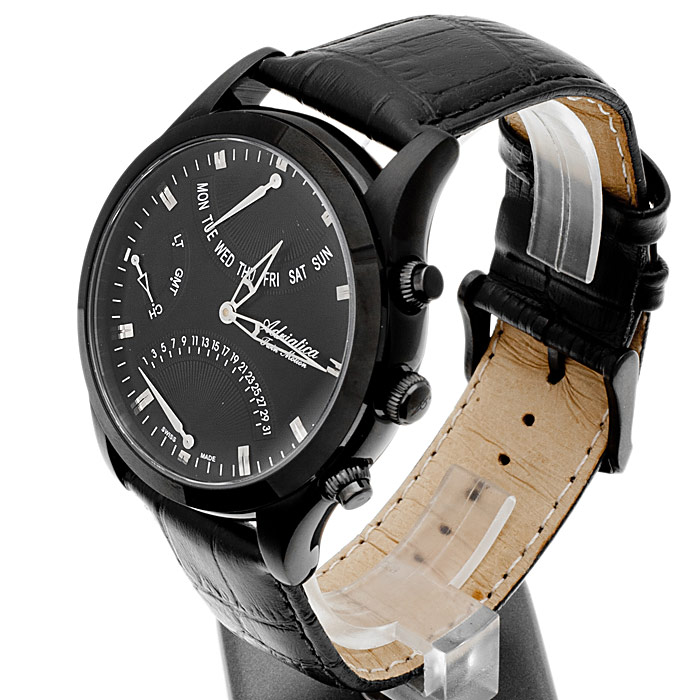 zegarek Adriatica A1191.B214CH męski z chronograf Pasek - miniatura 3