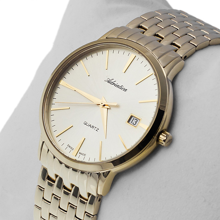 Adriatica A1243.1111QS Bransoleta zegarek męski klasyczny szafirowe - miniatura 5